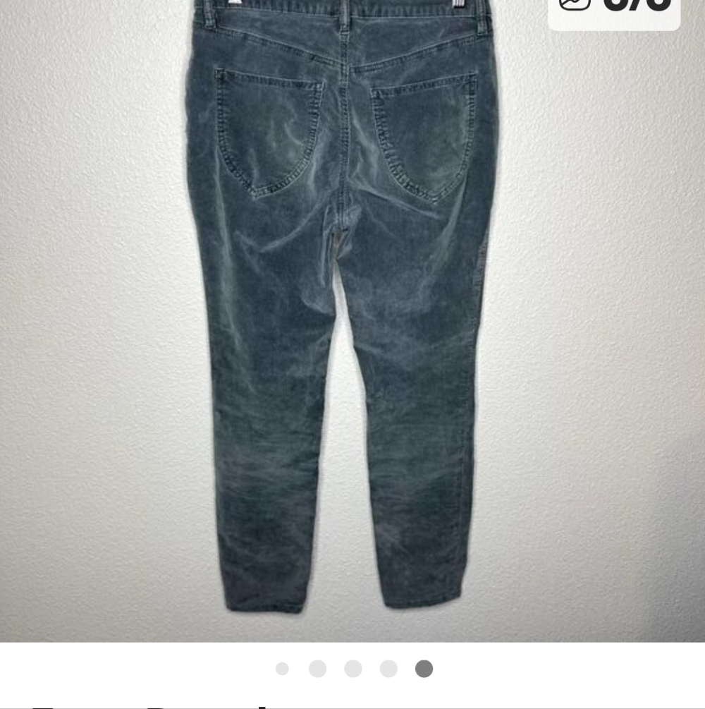 Free People Sun Chaser High-Waist Button Front Corduroy Pants - Picture 2 of 3